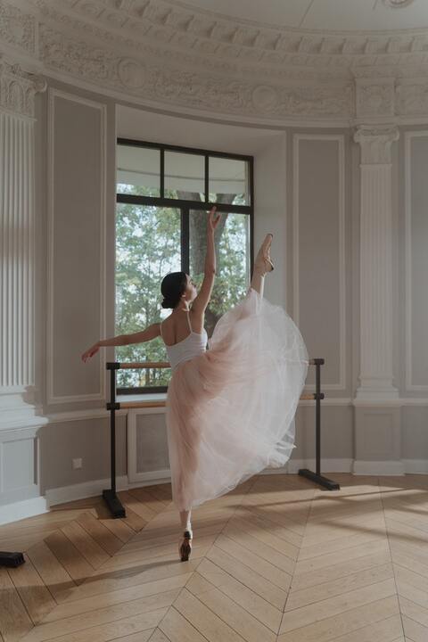 elegant-ballerina-dancer-performing-in-a-pink-sheer-dress