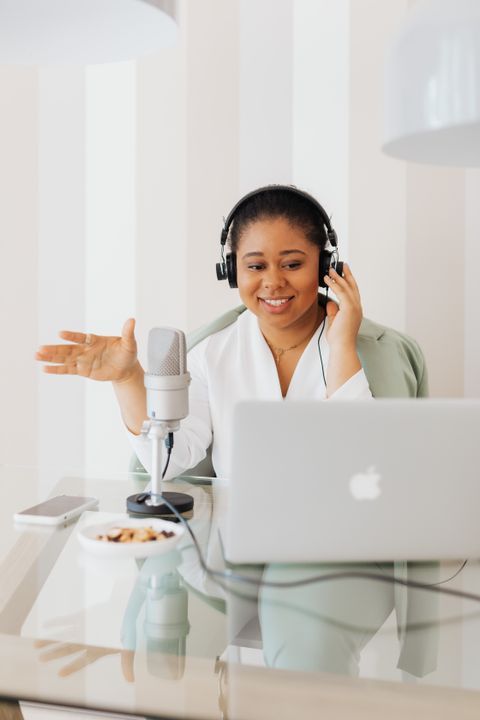 woman-using-headphones-and-microphone